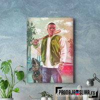 GTA V Franklin Poster