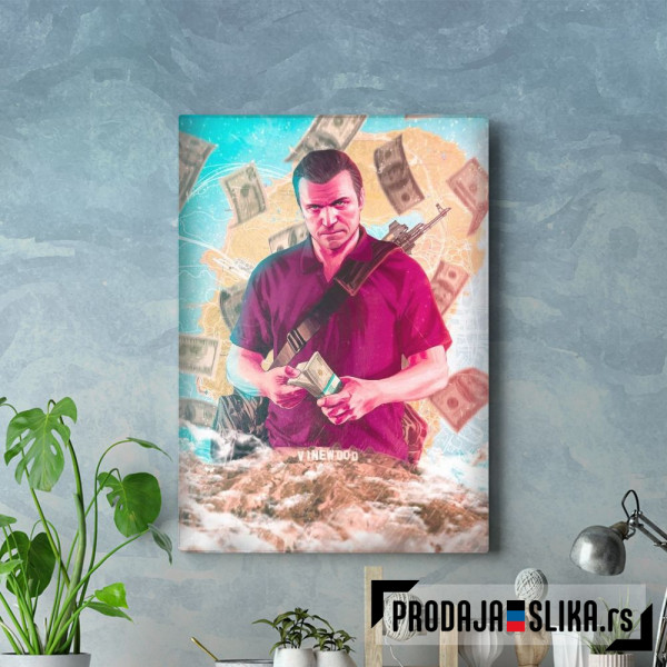 GTA V Michael Poster