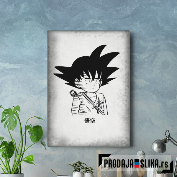 Goku black and white