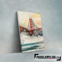 Golden Gate Bridge Waves