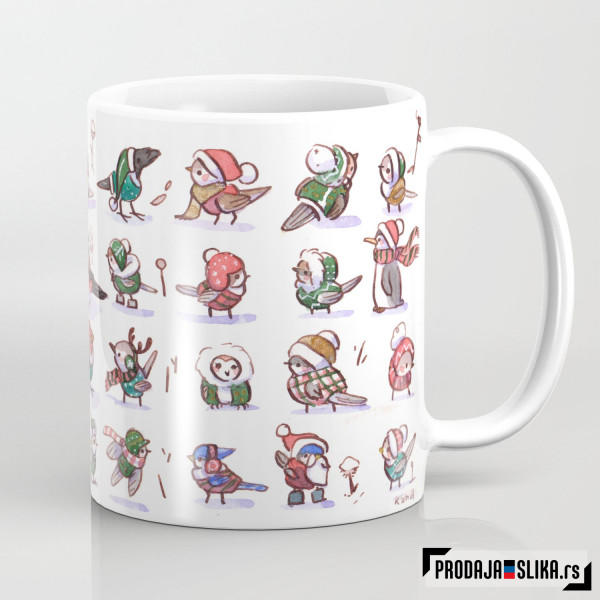 Božićni džemper ptice Božićni džemper ptice