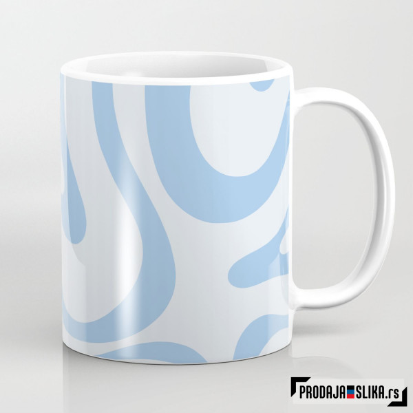 Plave linije apstrakcija