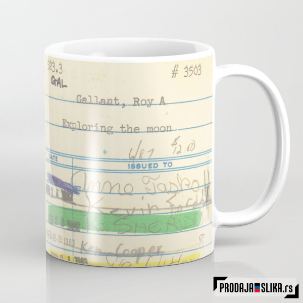 Kartica za biblioteku - istraživanje meseca