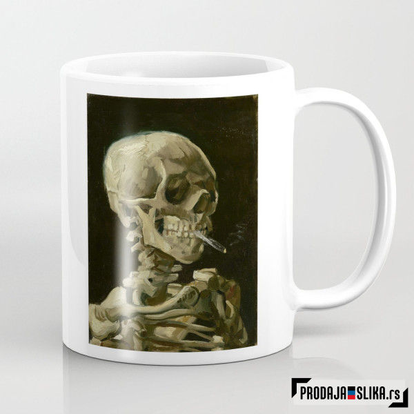 Vincent van Gogh - Skull of a Skeleton with Burning Cigarette Vincent van Gogh - Skull of a Skeleton with Burning Cigarette