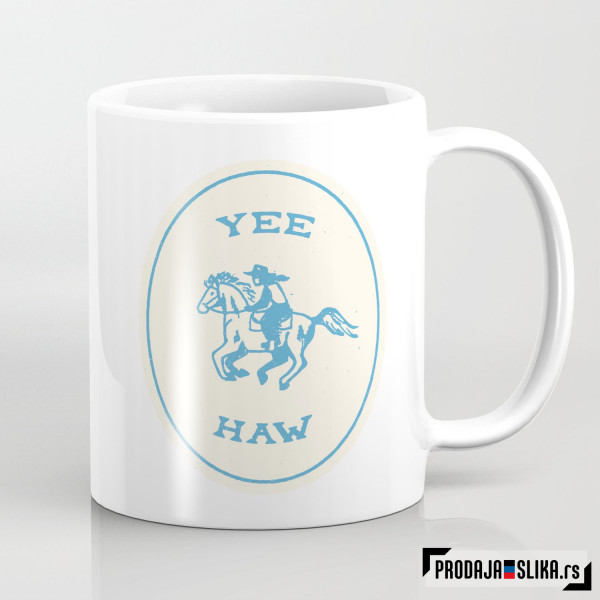Yee Haw in blue