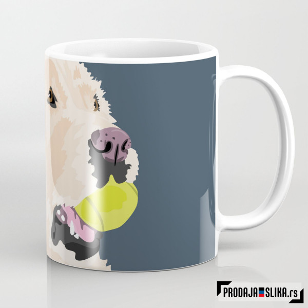 Zlatni retriver i teniska loptica Zlatni retriver i teniska loptica