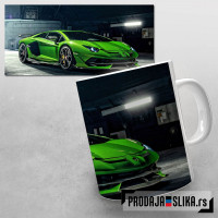 zeleni Aventador