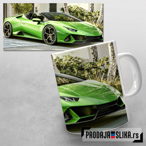 zeleni kabriolet Huracan